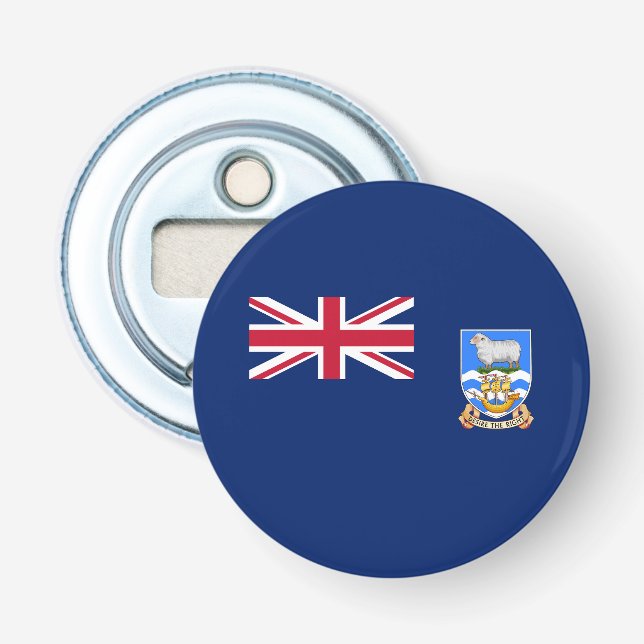 Falkland Islands Flag Bottle Opener (Front)