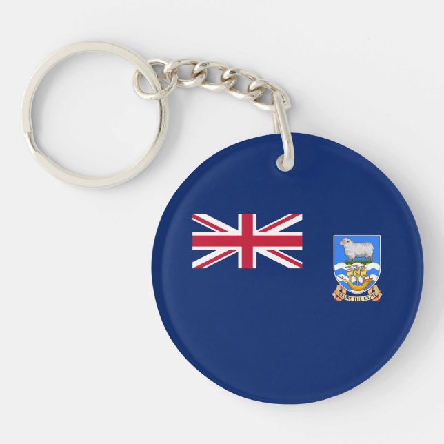 Falkland Islands Flag Keychain (Front)