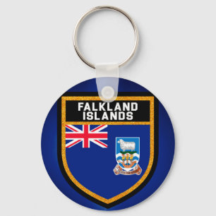 Falkland Islands Flag Keychain