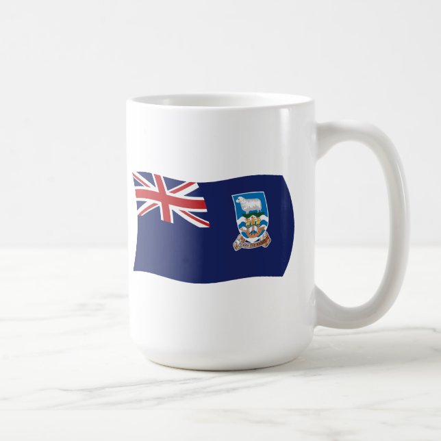 Falkland Islands Flag Mug (Right)