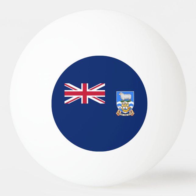 Falkland Islands Flag Ping Pong Ball (Front)