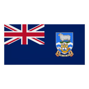 Falkland Islands Flag Poster