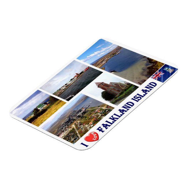 Falkland Islands - I Love - Magnet (Left Side)
