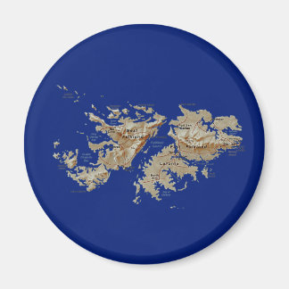 Falkland Islands Map Magnet
