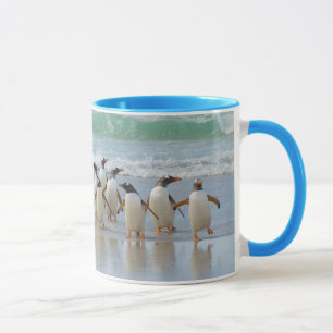 Falkland Islands. Saunders Island. Gentoo Mug