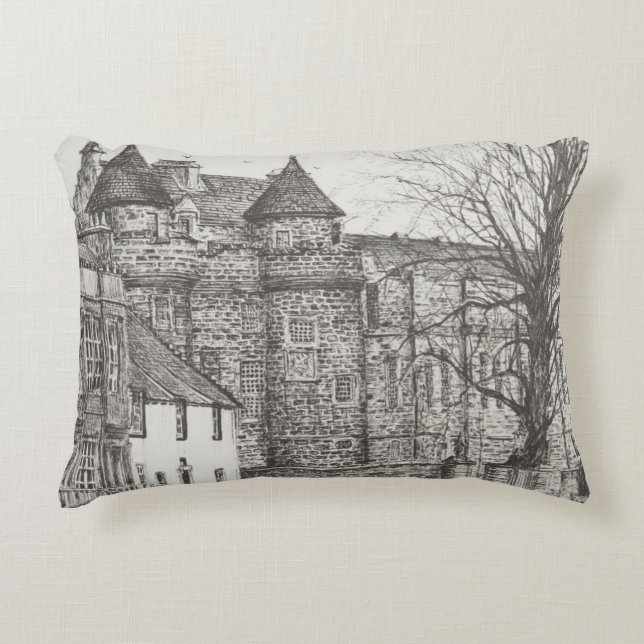 Falkland Palace Scotland. 2007 Accent Pillow (Front)
