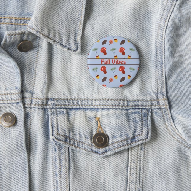 Fall 2 Inch Round Button (In Situ)
