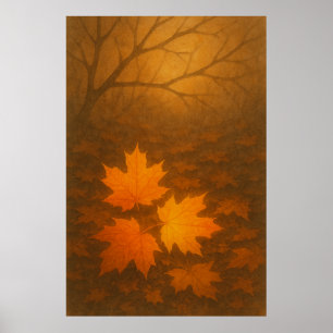 Fall 7, Fallen Light, Seasonal Print