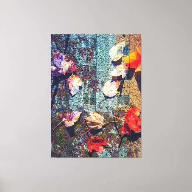 Fall Abstract Canvas Print (Front)