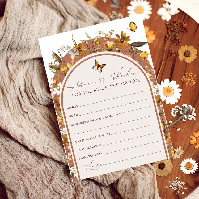 Fall Advice For The Bride | Bridal Shower Card (Creator Uploaded)