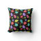 Fall and Autumn Colourful Leaf Foliage Throw Pillo