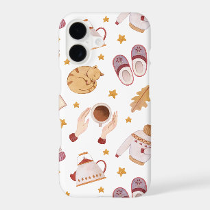 Fall and Winter Cat iPhone Case