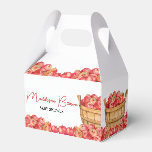 Fall Apple Basket Baby Shower Favor Box