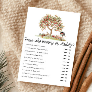 Fall Apple of our Eyes Guess Who Mommy or Daddy