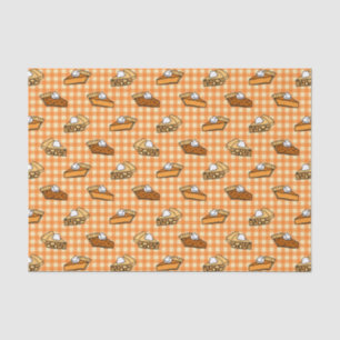 Fall Apple Pumpkin and Pecan Pie Pattern Tissue Paper