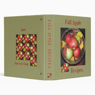 Fall Apple Recipes Binder