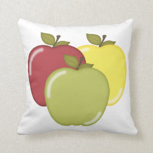 Fall Apples Throw Pillow