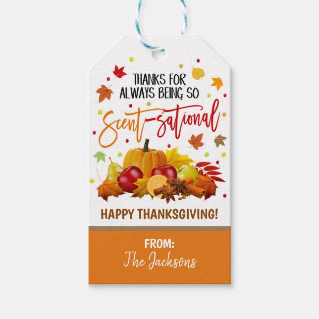 Fall Appreciation Gift Tags (Front)