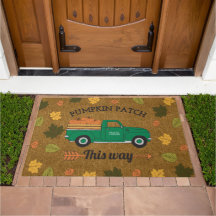 Fall Art Pumpkin Patch Old Vintage Farm Truck Art