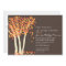 Fall Aspen Tree Wedding Invitation