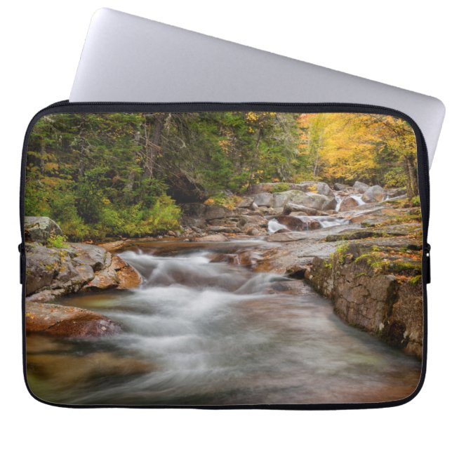 Fall at Jefferson Brook, New Hampshire Laptop Sleeve (Front)