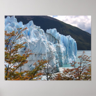 Fall at Perito Moreno Glacier, Argentina Poster