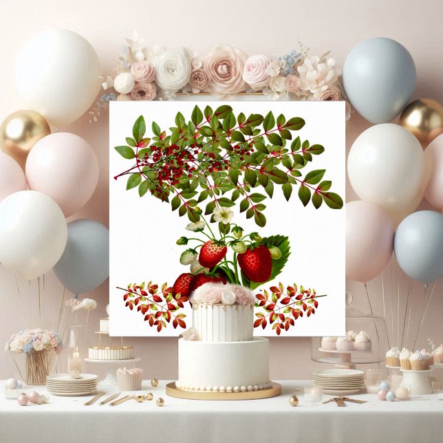 Fall & Autumn Berry Foliage Poster (Fall & Autumn Berry Foliage Poster)