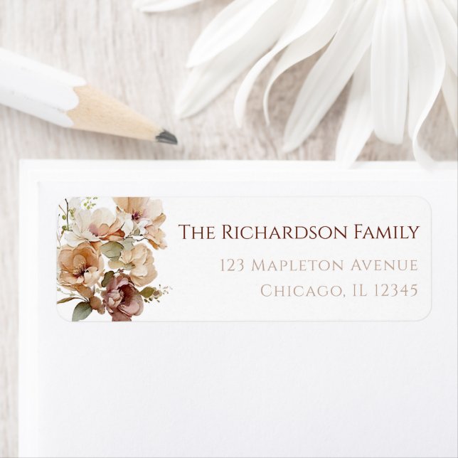 Fall autumn floral rustic brown beige neutral (Insitu)