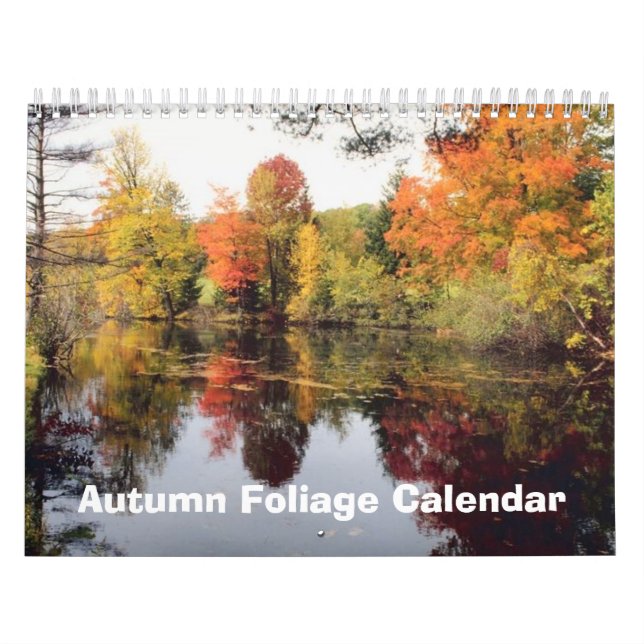 Fall Autumn Foliage 2017 Calendar (Cover)