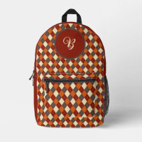 Fall/Autumn Gingham pattern