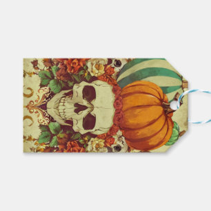 Fall/Autumn/Halloween/pumpkin/skeleton  Gift Tags