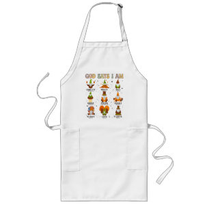 fall autumn harvest Thanksgiving season leaf falli Long Apron