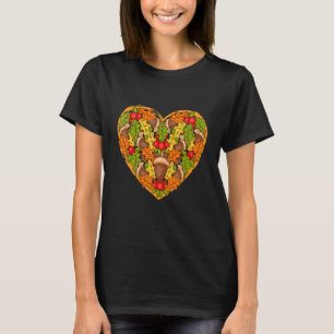 Fall Autumn Holiday Thanksgiving Autumn Leaves and T-Shirt