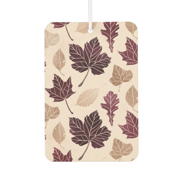 Fall Autumn Leaves Air Freshener (Front)