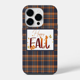 Fall/autumn/leaves/plaid iPhone 14 Pro Case