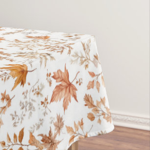 Fall Autumn Leaves Table Cloth Thanksgiving Decor
