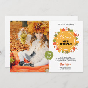 Fall / Autumn Mini Session Template