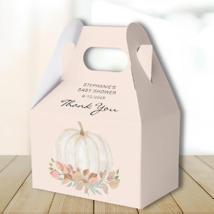 Fall Autumn Pumpkin Baby Shower Favor Box