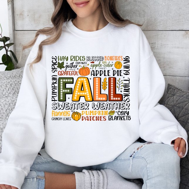 Fall Autumn Pumpkin Spice Cozy Sweatshirt (Creator Uploaded)