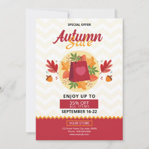 Fall / Autumn Sale Flyer Template