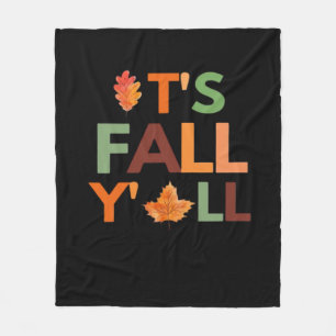 Fall Autumn Season Collection It’s Fall Y’all Fleece Blanket