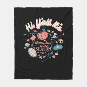 Fall Autumn Season Collection Y’all It’s Pumpkin S Fleece Blanket