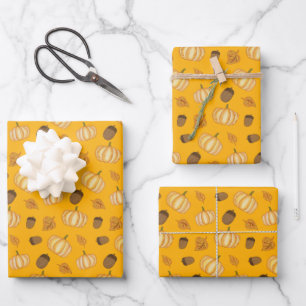 Fall / Autumn Season Wrapping Paper Sheet