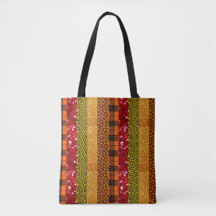 Fall Autumn Thanksgiving Harvest Leaves Falling Tote Bag
