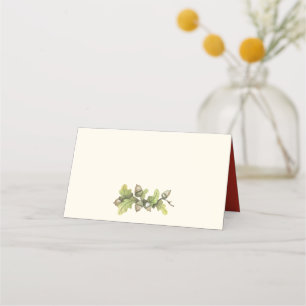 Fall Autumn Thanksgiving Place Card