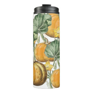 Fall Autumn Vintage Pumpkins  Thermal Tumbler