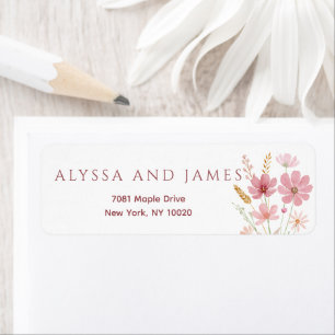 Fall Autumn Wildflower Floral Wedding