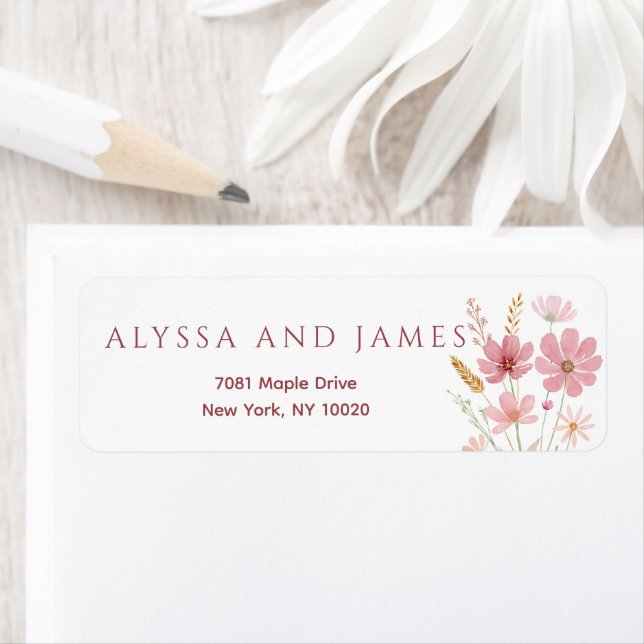 Fall Autumn Wildflower Floral Wedding (Insitu)