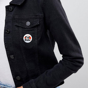 Fall Babe 1 Inch Round Button