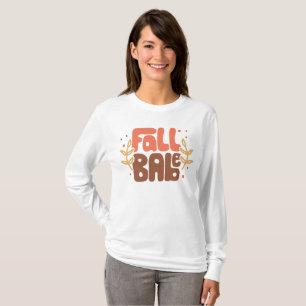 Fall Babe Modern Retro Autumn T-Shirt